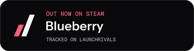 Dark launch badge for Blueberry