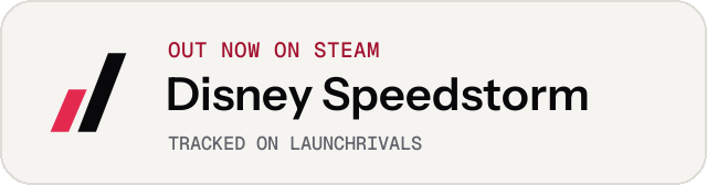 Light launch badge for Disney Speedstorm