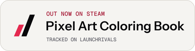 Light launch badge for Pixel Art Coloring Book