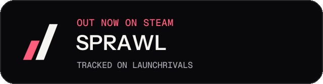 Dark launch badge for SPRAWL