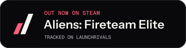 Dark launch badge for Aliens: Fireteam Elite