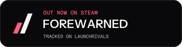 Dark launch badge for FOREWARNED