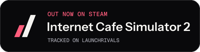 Dark launch badge for Internet Cafe Simulator 2