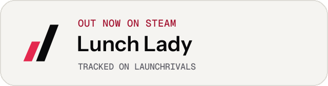 Light launch badge for Lunch Lady