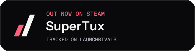 Dark launch badge for SuperTux