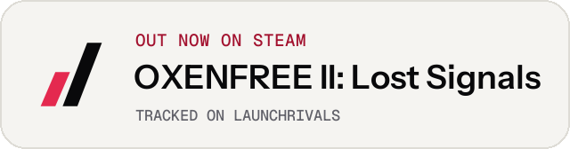 Light launch badge for OXENFREE II: Lost Signals