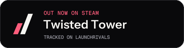 Dark launch badge for Twisted Tower