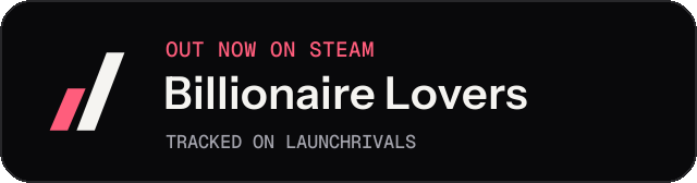 Dark launch badge for Billionaire Lovers