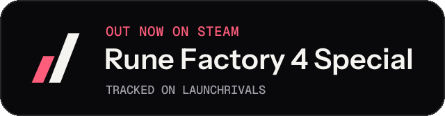 Dark launch badge for Rune Factory 4 Special