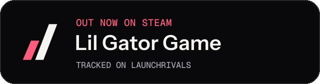 Dark launch badge for Lil Gator Game