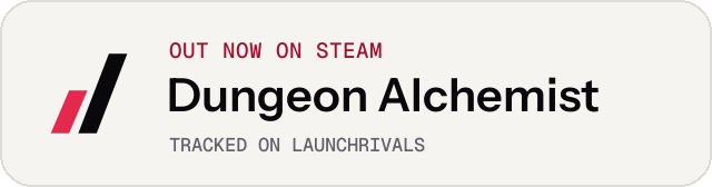 Light launch badge for Dungeon Alchemist