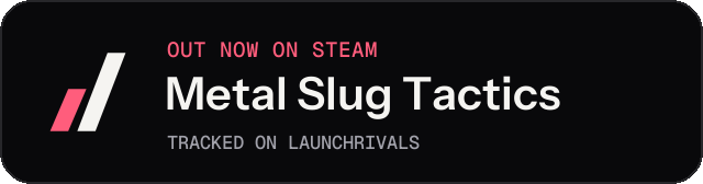 Dark launch badge for Metal Slug Tactics
