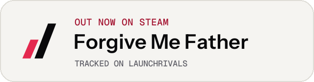 Light launch badge for Forgive Me Father
