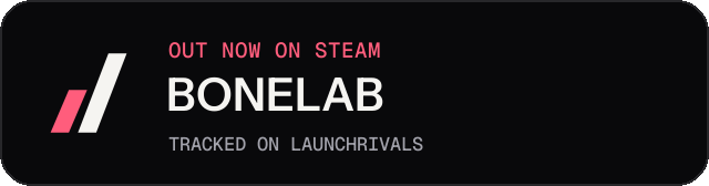 Dark launch badge for BONELAB