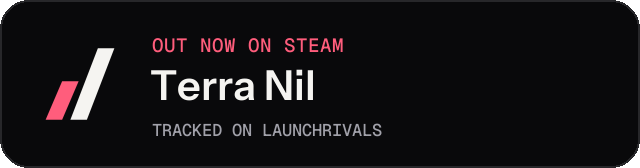 Dark launch badge for Terra Nil