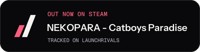 Dark launch badge for NEKOPARA - Catboys Paradise