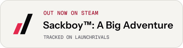 Light launch badge for Sackboy™: A Big Adventure