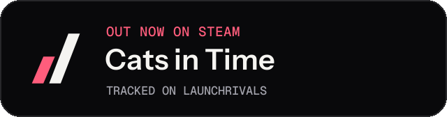 Dark launch badge for Cats in Time