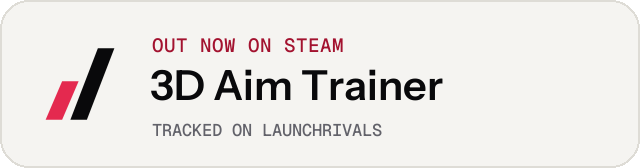 Light launch badge for 3D Aim Trainer