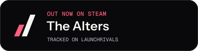 Dark launch badge for The Alters