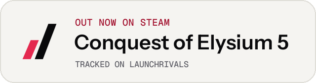 Light launch badge for Conquest of Elysium 5