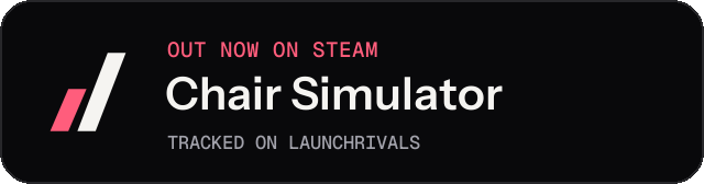 Dark launch badge for Chair Simulator