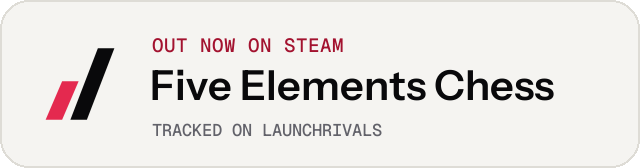 Light launch badge for Five Elements Chess