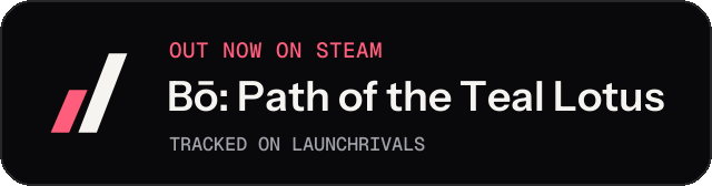 Dark launch badge for Bō: Path of the Teal Lotus