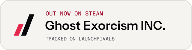 Light launch badge for Ghost Exorcism INC.