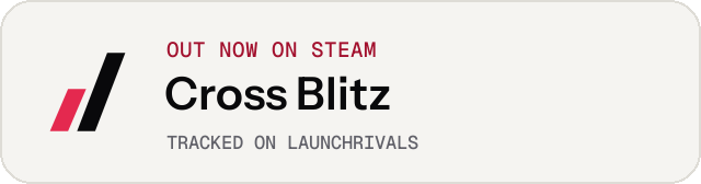 Light launch badge for Cross Blitz