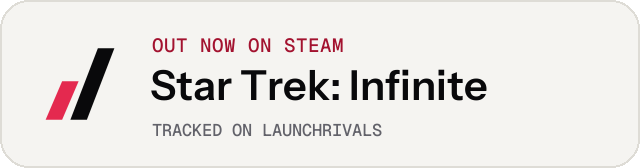 Light launch badge for Star Trek: Infinite