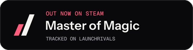 Dark launch badge for Master of Magic