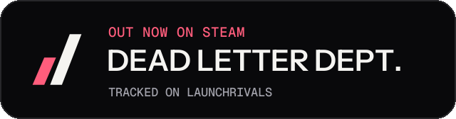 Dark launch badge for DEAD LETTER DEPT.