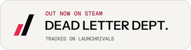 Light launch badge for DEAD LETTER DEPT.