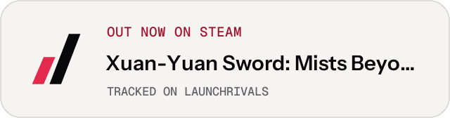 Light launch badge for Xuan-Yuan Sword: Mists Beyond the Mountains