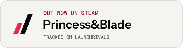 Light launch badge for Princess&Blade