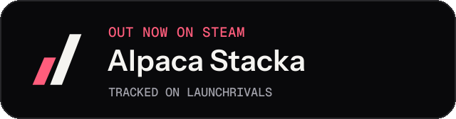 Dark launch badge for Alpaca Stacka