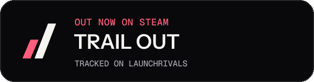 Dark launch badge for TRAIL OUT