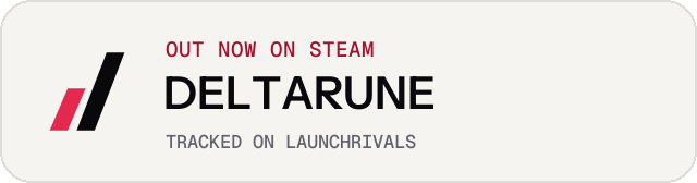 Light launch badge for DELTARUNE