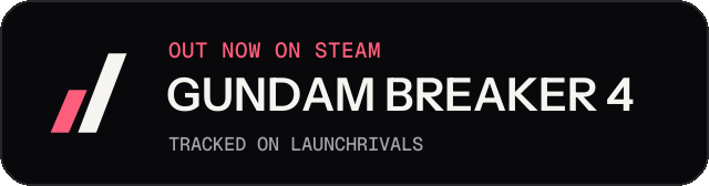 Dark launch badge for GUNDAM BREAKER 4