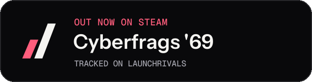 Dark launch badge for Cyberfrags '69