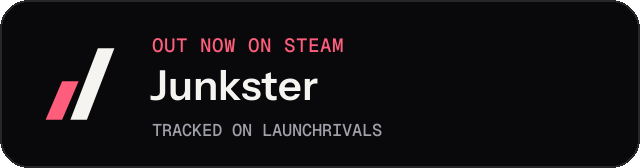 Dark launch badge for Junkster