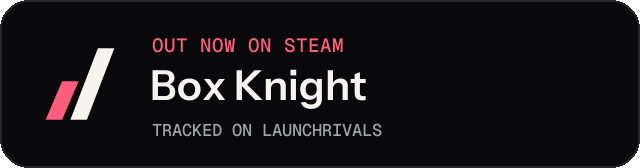 Dark launch badge for Box Knight