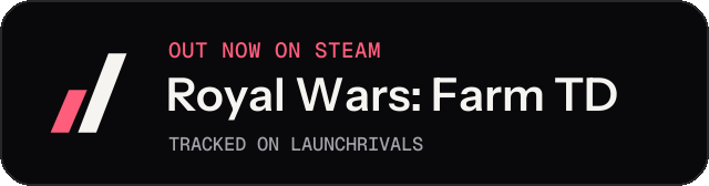 Dark launch badge for Royal Wars: Farm TD