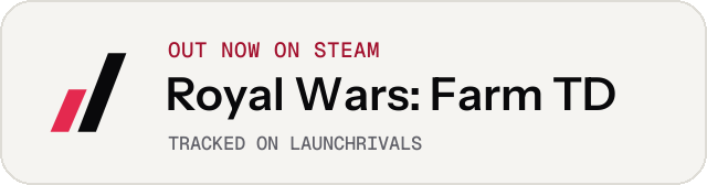 Light launch badge for Royal Wars: Farm TD
