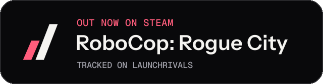 Dark launch badge for RoboCop: Rogue City