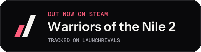 Dark launch badge for Warriors of the Nile 2