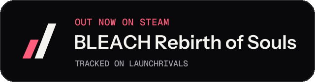 Dark launch badge for BLEACH Rebirth of Souls