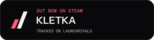 Dark launch badge for KLETKA