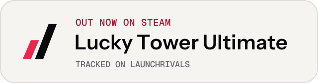 Light launch badge for Lucky Tower Ultimate